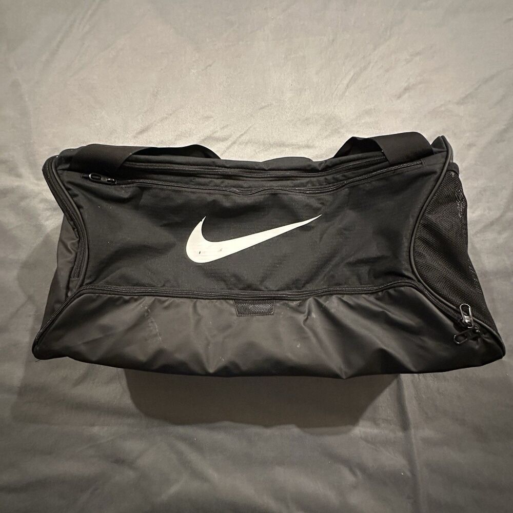 Nike Brasilia 9.5 Training Duffel Bag Black Without Strap Gym Sports Travel